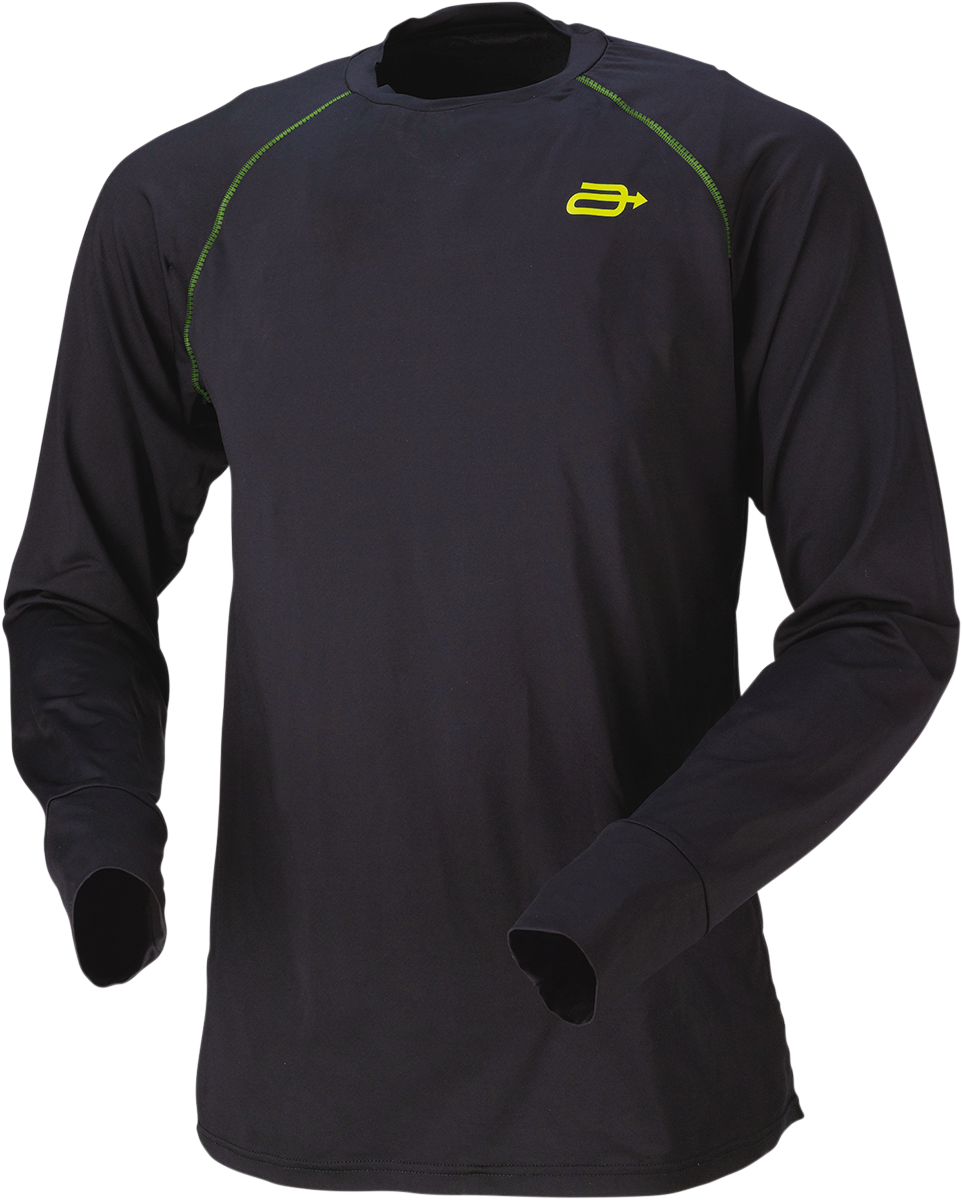Black Bill's Exhausts ARCTIVA Long Sleeve Regulator Jersey in 2XL, shown with detailed fabric texture and fit.
