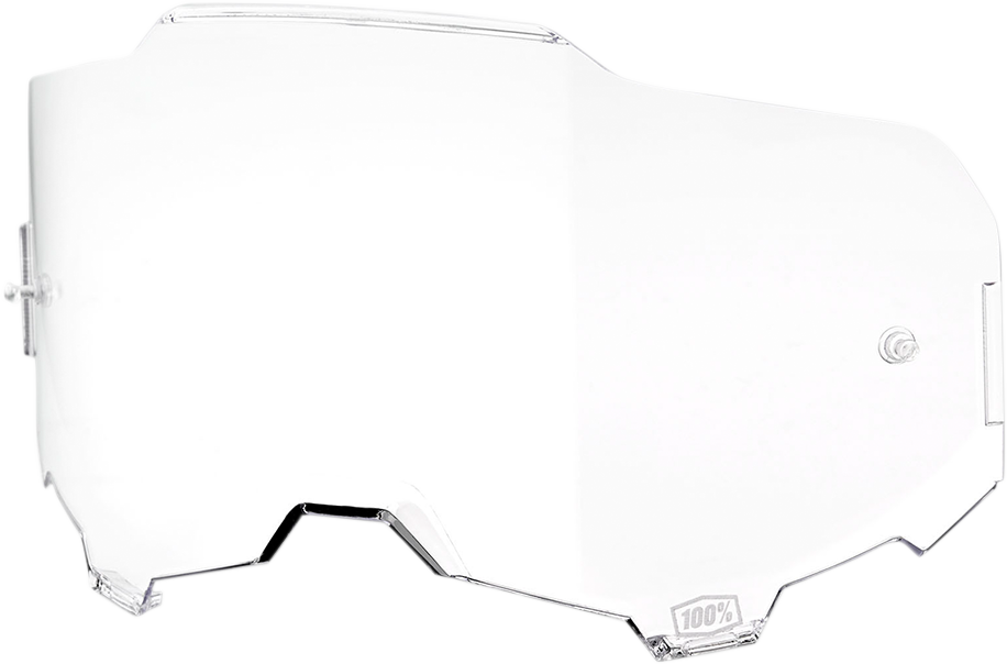 Clear 100% Armega Lens for lenses by Bill's Exhausts, showing the transparent lens with product code 59049-00002
