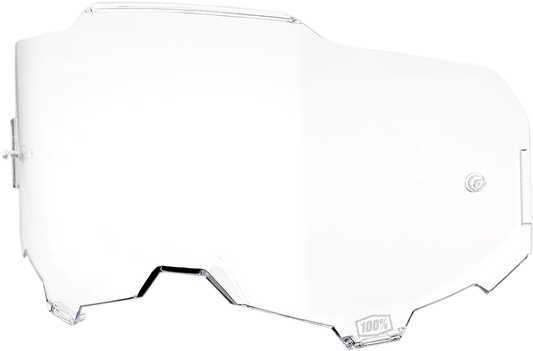 Clear 100% Armega Lens for lenses by Bill's Exhausts, showing the transparent lens with product code 59049-00002