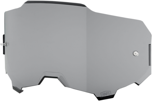 Smoke 100% Armega Lens for lenses from Bill's Exhausts, featuring a sleek smoked finish and high-quality construction.