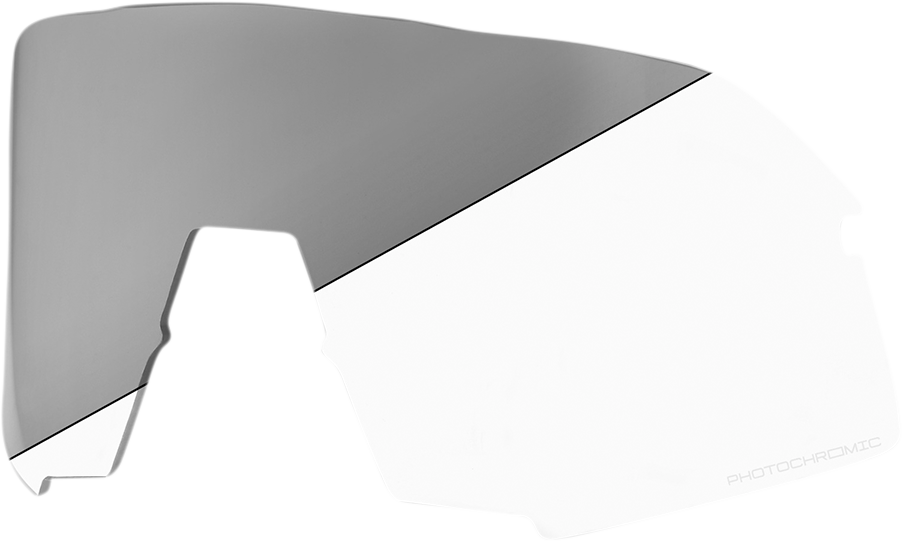 Bill's Exhausts 100% S3 photochromic lenses, versatile eyewear lenses with adaptive tint for various lighting conditions.