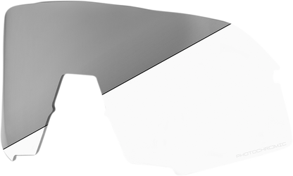 Bill's Exhausts 100% S3 photochromic lenses, versatile eyewear lenses with adaptive tint for various lighting conditions.
