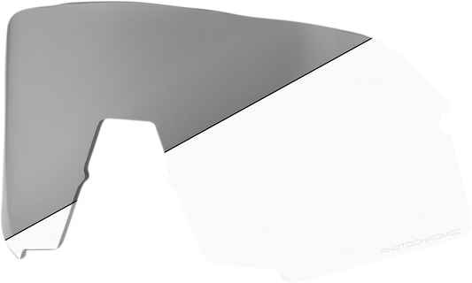 Bill's Exhausts 100% S3 photochromic lenses, versatile eyewear lenses with adaptive tint for various lighting conditions.