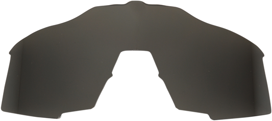 Bill's Exhausts 100% Speedcraft lens in black mirror finish, showcasing a high-quality motorcycle lens with reflective black coating.