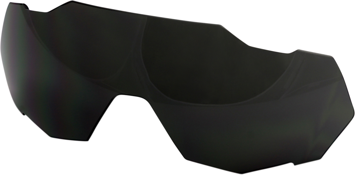 Bill's Exhausts 100% Speedtrap Smoke Lens showing tinted, curved motorcycle or eyewear lens with product code 62023-102-01