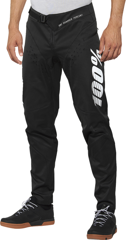 Black 100% R-Core Pants by Bill's Exhausts in US size 36, made for durability and comfort.