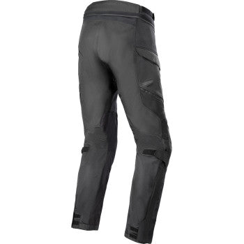 Black Alpinestars Andes Air Drystar® Pants in 4XL, featuring durable fabric and ventilation panels for motorcycle riding comfort.
