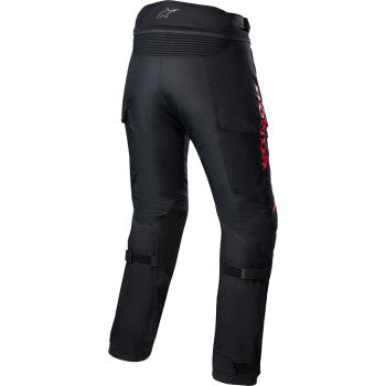 Alpinestars Honda Bogotà Pro Drystar® motorcycle pants in black and red, 2XL, shown with protective features and stylish fit.