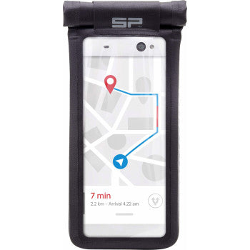 Bill's Exhausts SP CONNECT phone case with black protective cover and logo design, compatible with smartphones.