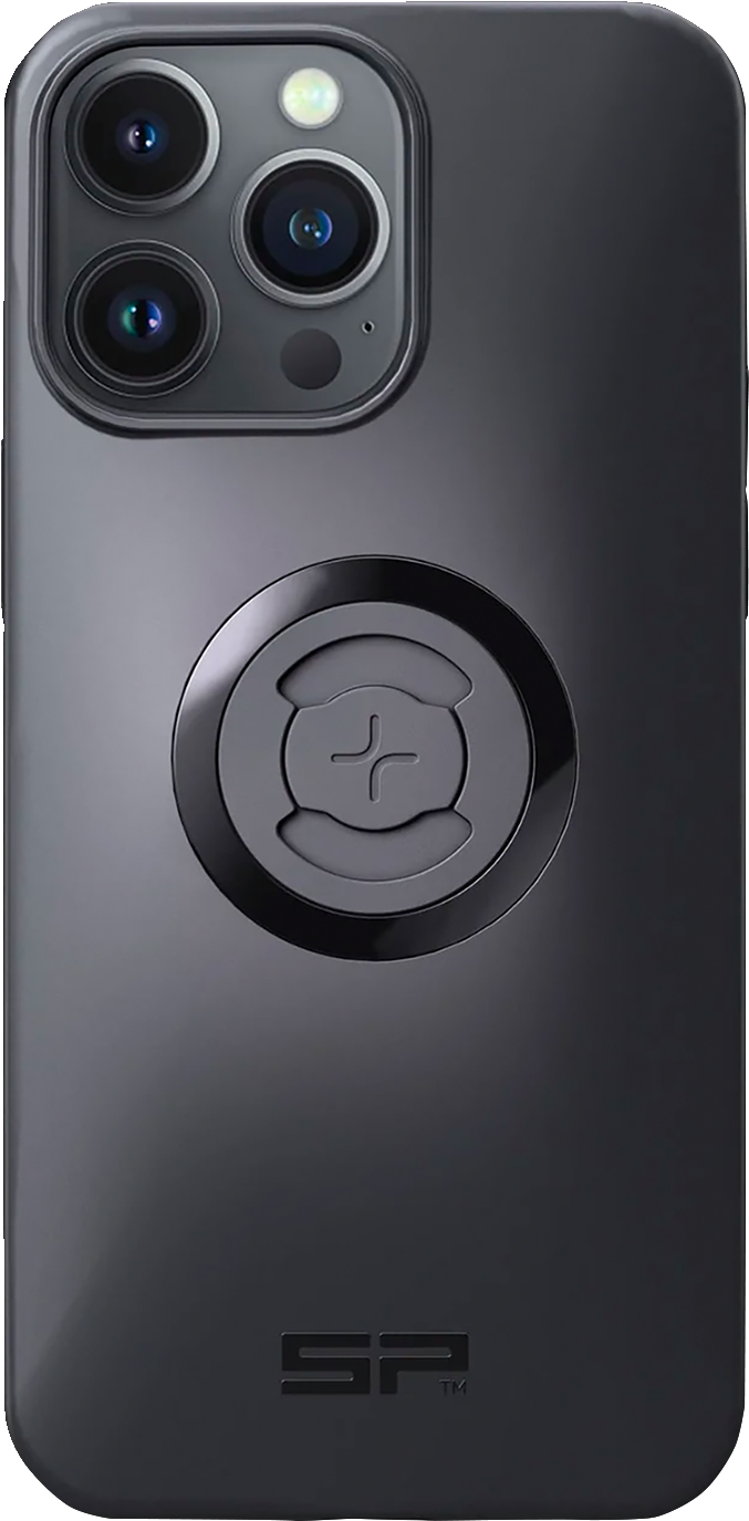 Bill's Exhausts SP CONNECT SPC+ phone case for iPhone 14 Pro Max, durable protective cover with sleek design.