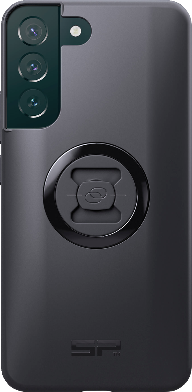 Bill's Exhausts SP CONNECT phone case for Samsung S22+ featuring a sturdy design and precise cutouts for easy access.
