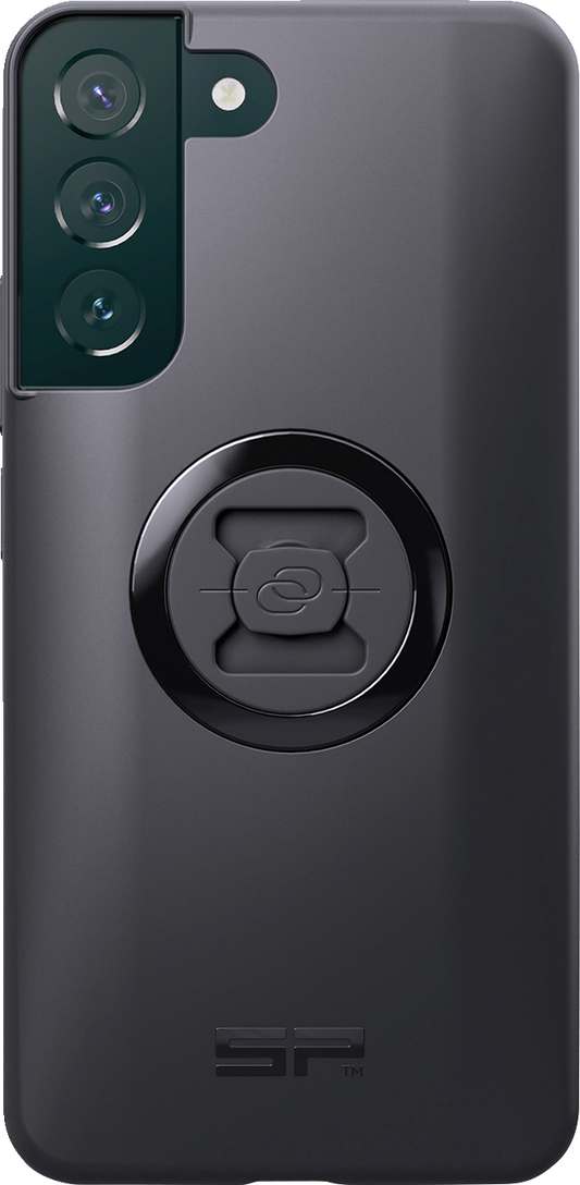 Bill's Exhausts SP CONNECT phone case for Samsung S22+ featuring a sturdy design and precise cutouts for easy access.