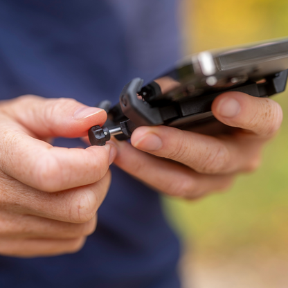SP CONNECT Phone Holder Kit SPC+ with universal clamp for secure smartphone mounting by Bill's Exhausts.