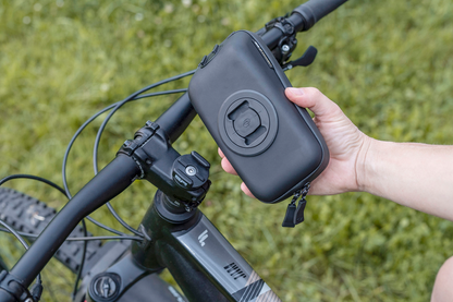Bill's Exhausts SP CONNECT Wedge Case SPC+ for phone, black protective phone case with textured design.