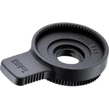 Bill's Exhausts SP CONNECT Module phone mount accessory with rotating feature, designed for secure smartphone attachment.