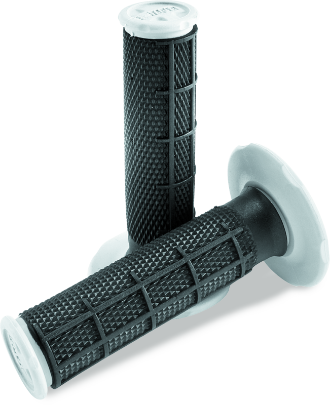 Black ProTaper 1/2 Waffle Grips with dual-density rubber for motorcycle handlebars, designed for enhanced grip and comfort.