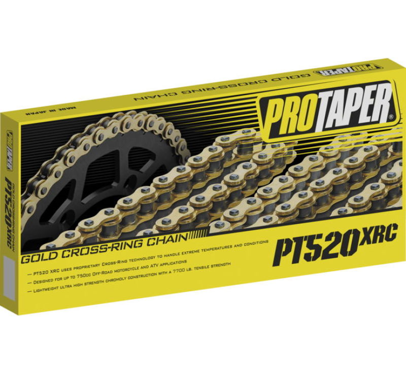 Bill's Exhausts ProTaper Chain 520XRC 120L, motorcycle chain with durable links, designed for high-performance bikes.