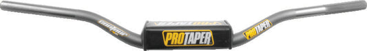 ProTaper Contour YZ high handlebar in gray, designed for motocross bikes, with a sturdy and ergonomic construction.