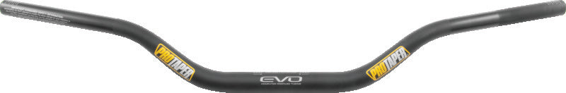 ProTaper EVO Windham/RM mid handlebar in black, designed for motocross and dirt bikes, with a durable steel construction.