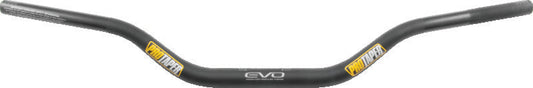ProTaper EVO Windham/RM mid handlebar in black, designed for motocross and dirt bikes, with a durable steel construction.