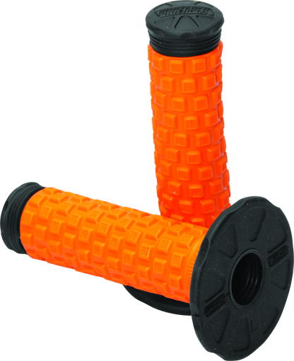Orange and black ProTaper Pillow Top Grips for motocross bikes, designed for comfort and grip from Bill's Exhausts.