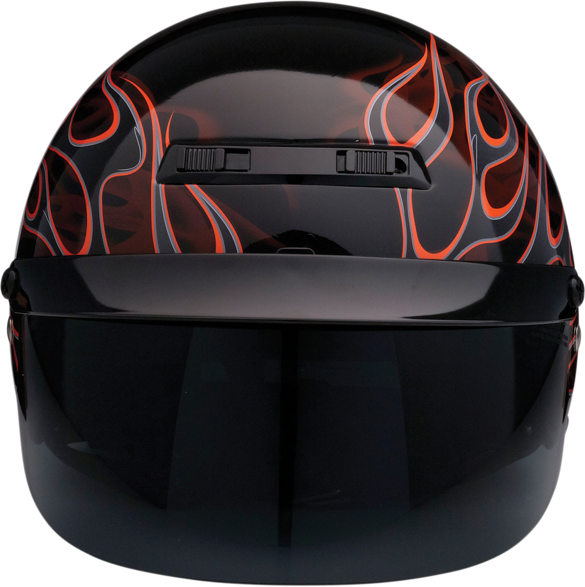 Bill's Exhausts AFX Vintage 3-Snap Shield flip-up dark smoke protective gear for motorcycle helmets