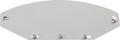 Clear flat AFX Vintage 5-Snap Shield protective gear by Bill's Exhausts, designed for safety and visibility.