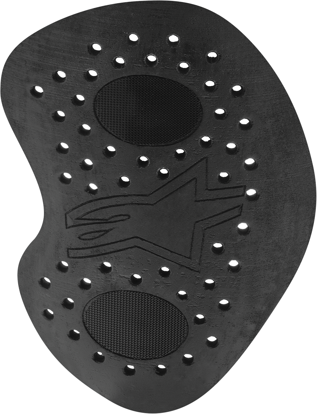 Alpinestars Nucleon KR-H large hip protector for motorcycle protective gear, black with padding and adjustable straps.
