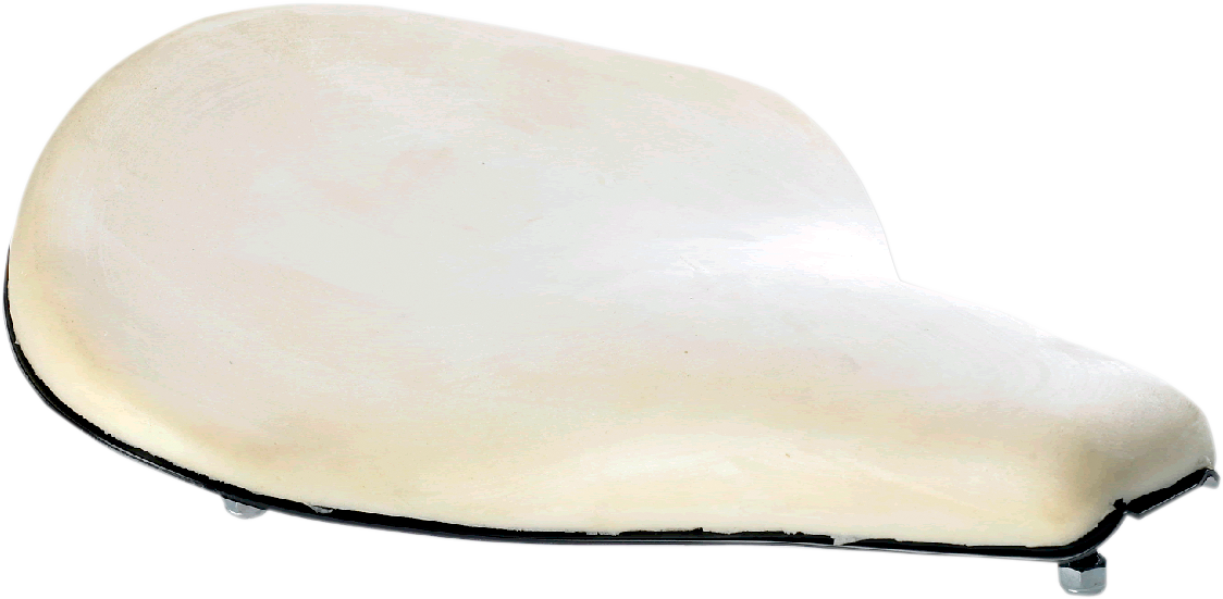 BILTWELL Solo Seat Pan with foam, uncovered motorcycle seat from Bill's Exhausts, designed for custom bike building.