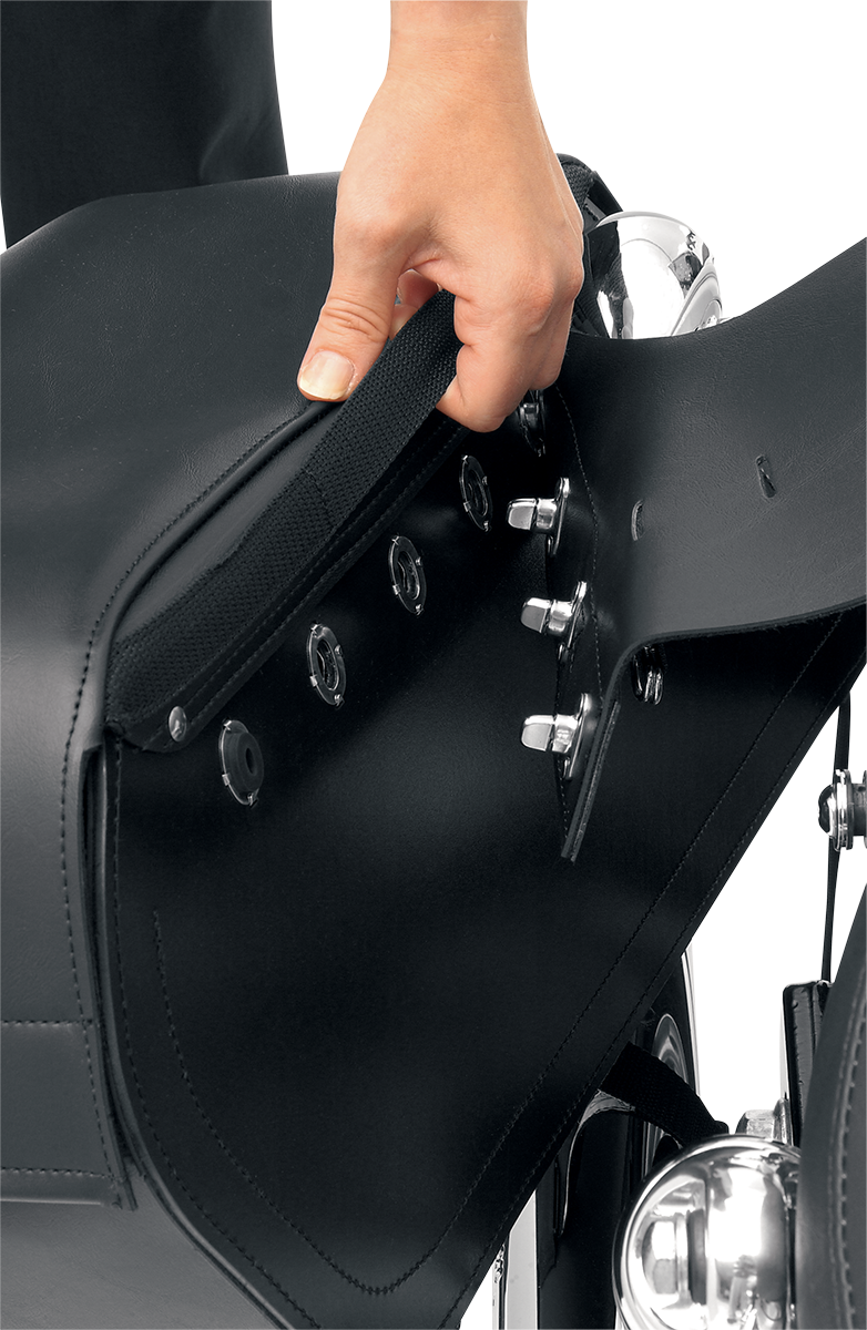 Bill's Exhausts Cruis'n Slant Saddlebag seat for motorcycles, extra jumbo size, designed for SADDLEMEN Cruis'n saddlebag model 3501-0309.