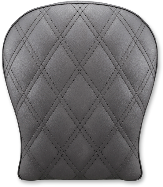 SADDLEMEN Detachable Pillion Pad - Lattice Stitched - Black SA1024 - Howling Moto