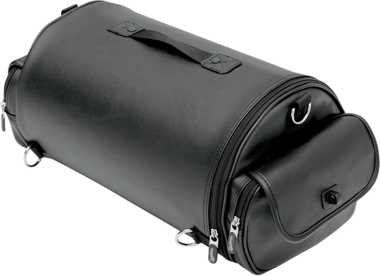 SADDLEMEN Drifter Rollbag motorcycle seat by Bill's Exhausts, featuring durable construction and stylish design for touring comfort.