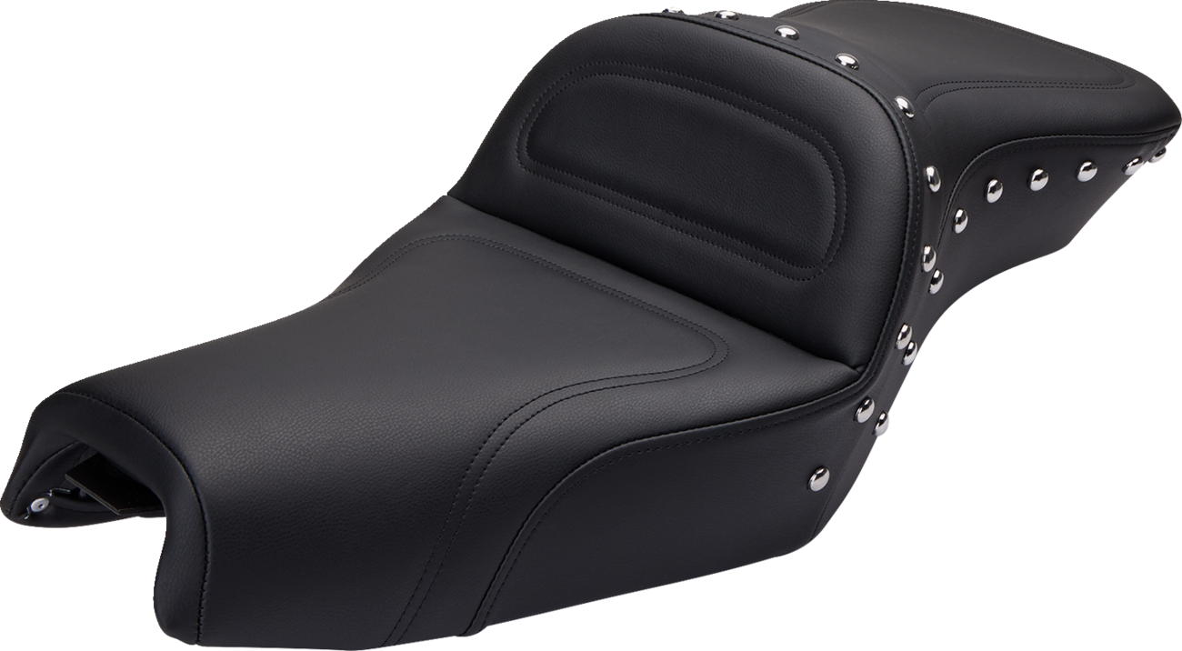 SADDLEMEN Explorer Special Seat with backrest for XL bikes, model 807-03-040, designed for comfort and durability.