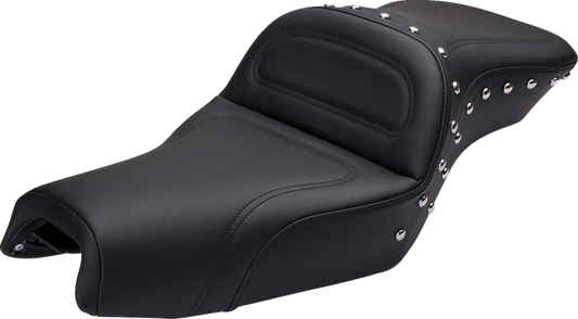 SADDLEMEN Explorer Special Seat with backrest for XL bikes, model 807-03-040, designed for comfort and durability.