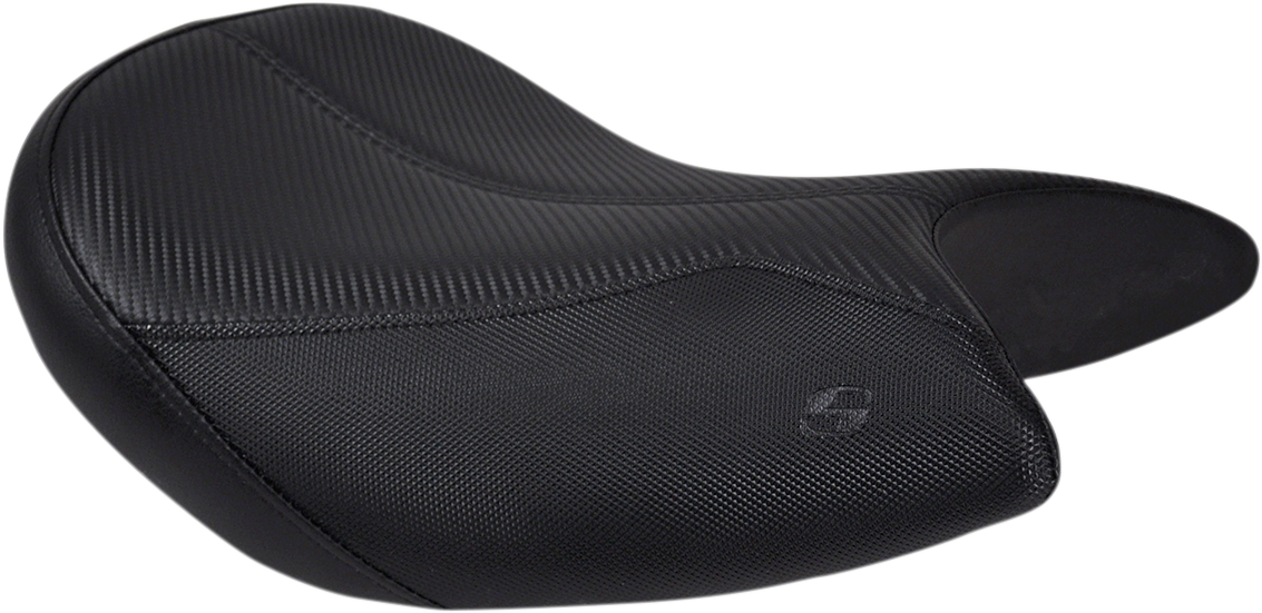 Bill's Exhausts Saddlemen GP-V1 Seat for GSX '16-'19, standard motorcycle seat, black and contoured for rider comfort