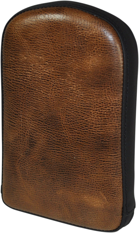 Bill's Exhausts Saddlemens Lariat Sissy Pad seat with cushioned design and saddle style for comfortable motorcycle riding.
