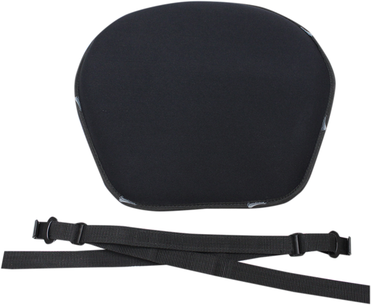 Black SADDLEMEN Original Comfort Jumbo seat pad made of soft-stretch fabric for bikes, designed for comfort and durability.