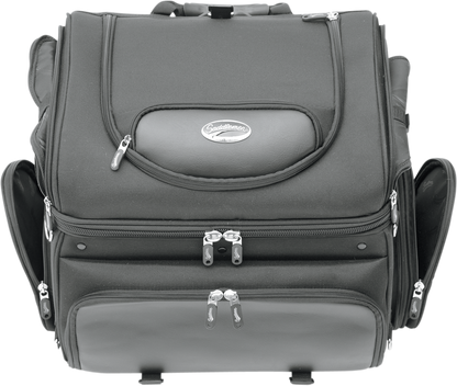 Bill's Exhausts SADDLEMEN Pet Voyager seat, motorcycle seat designed for comfortable riding and pet transport.