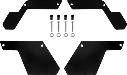 Bill's Exhausts Saddlebags for M8 Softail, designed for Saddlemens seats, featuring durable leather and sleek motorcycle storage.