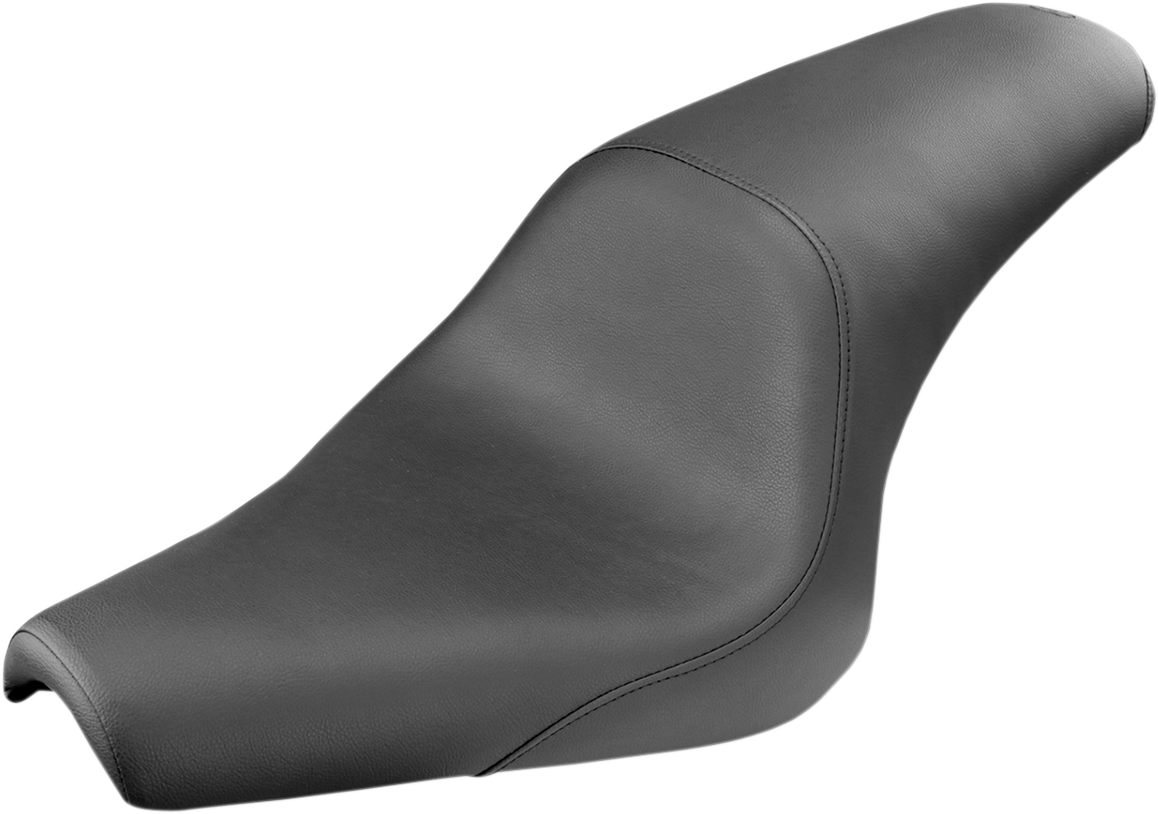 Black SADDLEMEN Profiler seat for bikes, smooth design, with bolt Y13-16-047, showcasing the sleek seating surface.