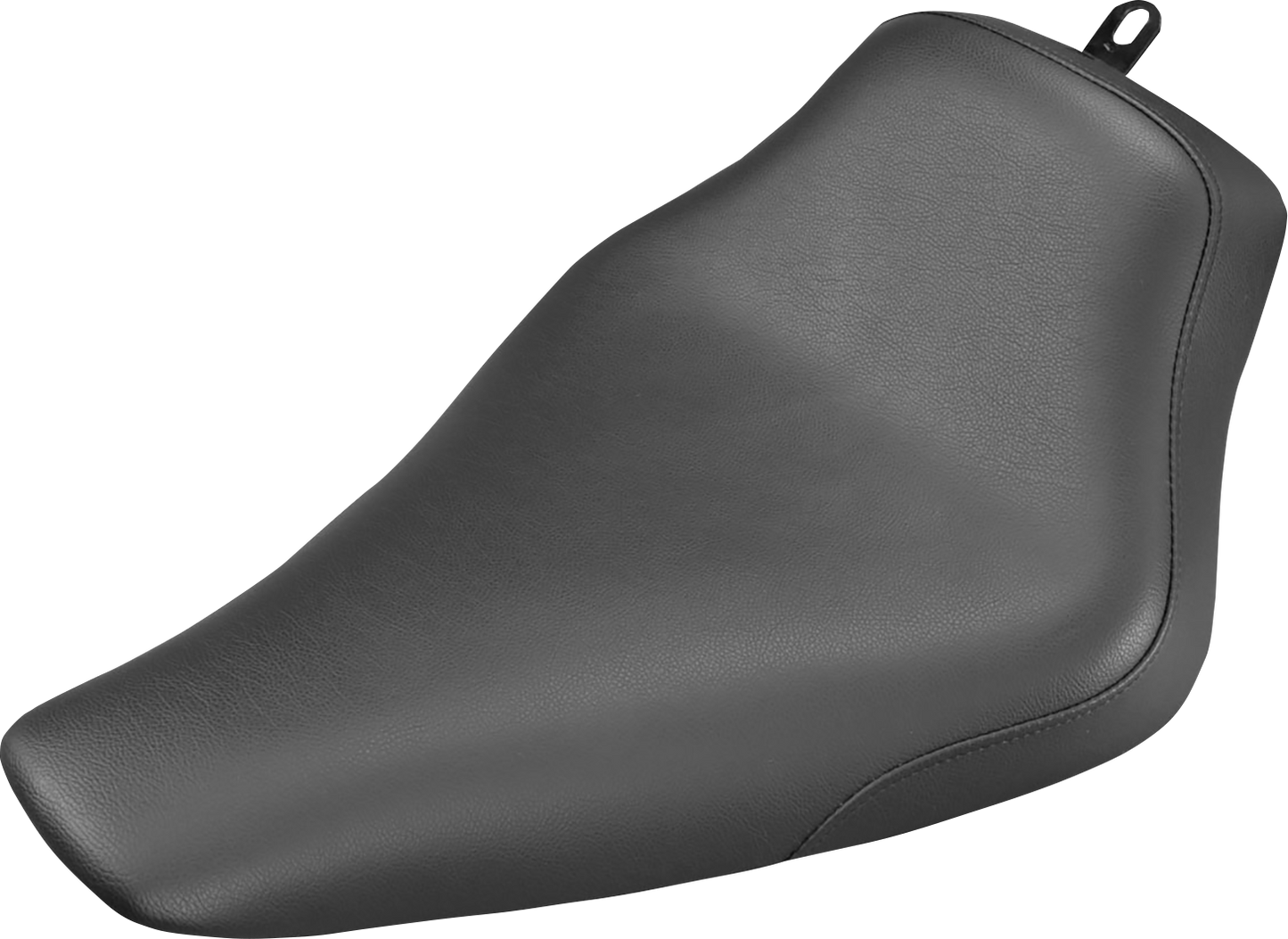Black SADDLEMEN Renegade Solo motorcycle seat with smooth finish, designed for comfort and style.