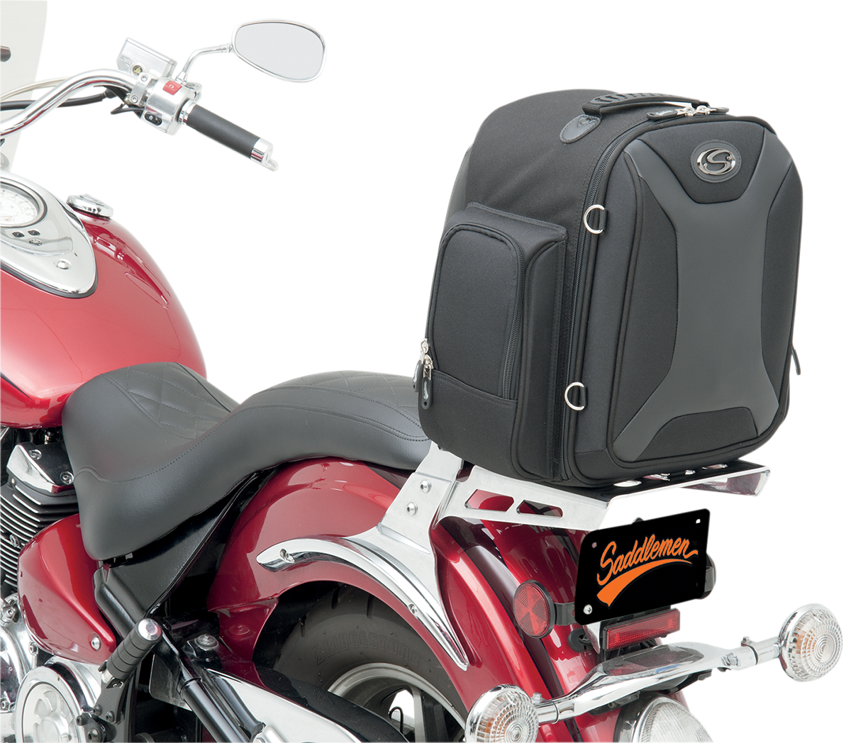 SADDLEMEN Sport Sissy Bar Bag EX000689 - Howling Moto