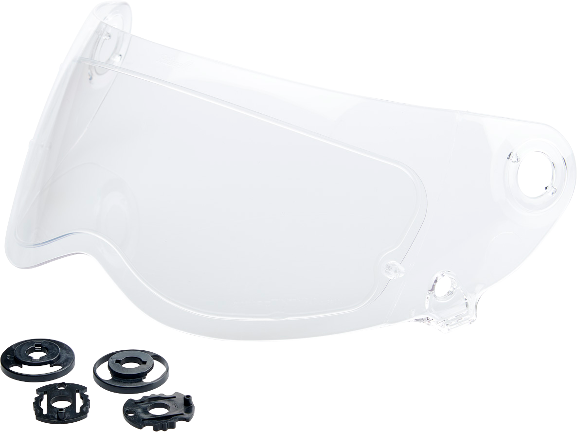 BILTWELL Lane Splitter Shield with Pinlock and ProtecTINT for motorcycle, clear shield designed for enhanced visibility and protection