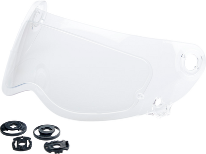 BILTWELL Lane Splitter Shield with Pinlock and ProtecTINT for motorcycle, clear shield designed for enhanced visibility and protection