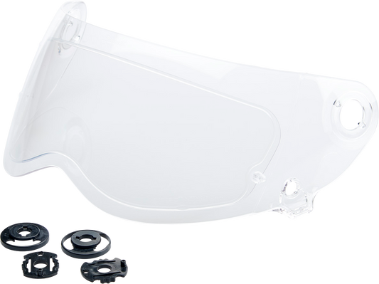 BILTWELL Lane Splitter Shield with Pinlock and ProtecTINT for motorcycle, clear shield designed for enhanced visibility and protection