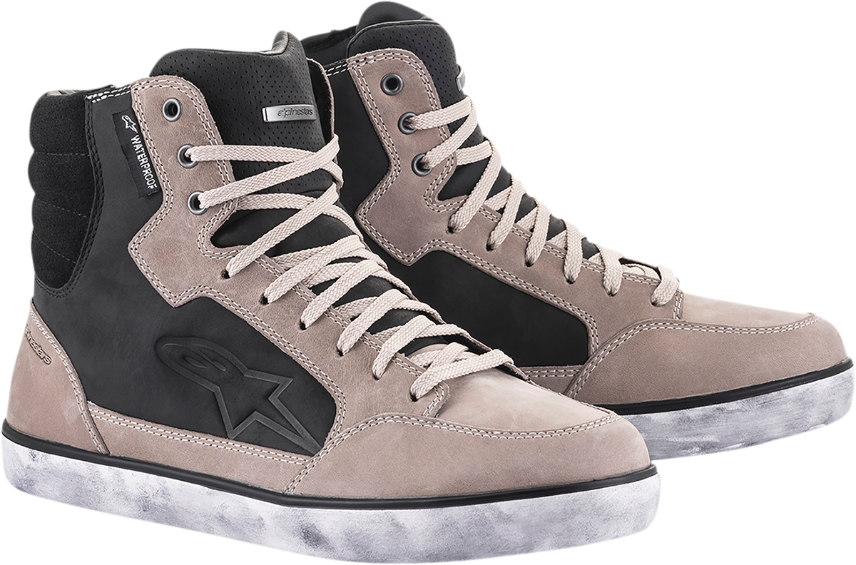 ALPINESTARS J-6 Waterproof Shoes - Black White - US 13 25420151228-13 - Howling Moto