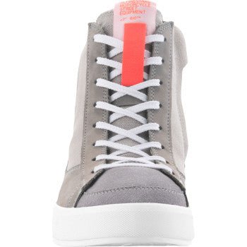Alpinestars Stated Shoes in gray, red, and white colorway, size US 11, featuring sporty design and branded details.
