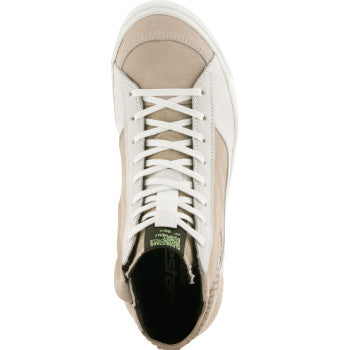 Alpinestars Stella Stated Podium Shoes in white and brown, US 5.5, featuring sporty design and stylish athletic footwear.