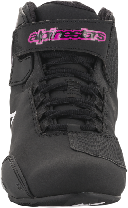 Alpinestars Women's Sektor Shoes in black and pink, US 6.5, featuring sporty design and durable construction.