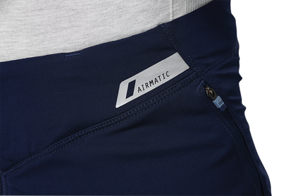 Bill's Exhausts 100% Airmatic Navy Shorts in US 30, casual men's shorts with comfortable fit and stylish design.